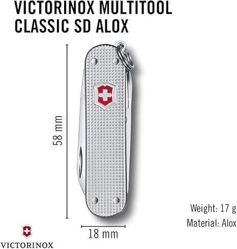 Zwitserse zakmes | Victorinox | Zilver | GRATIS LEVERING, -, Verzenden, VICTORINOX, -