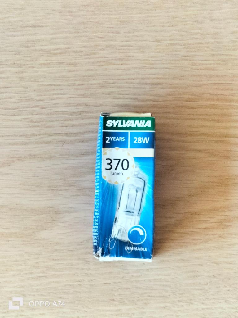 ampoule G9 SYLVANIA halogène dimmable 28W 240 V, Enlèvement ou Envoi, Utilisé, Autres types