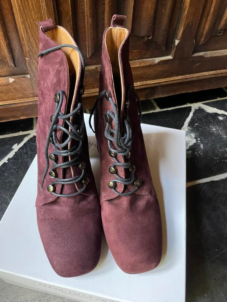 Nieuwe enkellaarsjes v Angelo Bervicato MT 39, Lage of Enkellaarzen, Nieuw, Ophalen of Verzenden, Overige kleuren