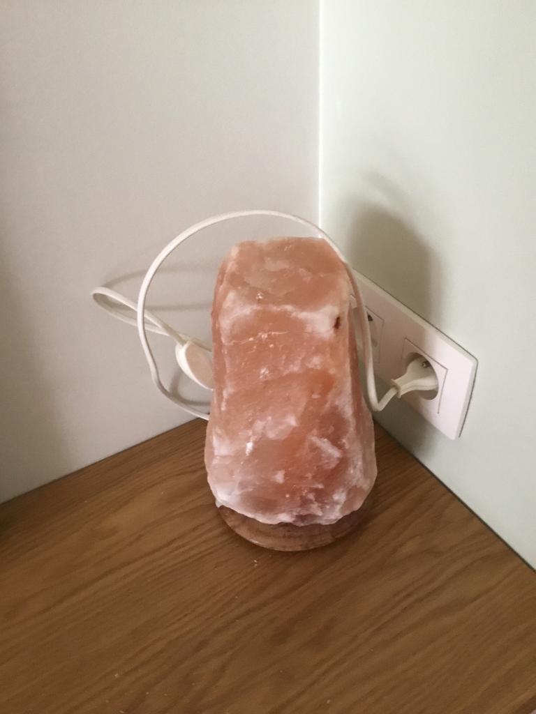 Zoutlamp, Huis en Inrichting, Lampen | Tafellampen, Ophalen, Zo goed als nieuw, Minder dan 50 cm