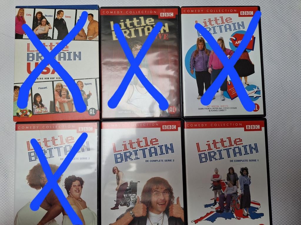 Little britain collectie, Cd's en Dvd's, Alle leeftijden, Ophalen of Verzenden, Zo goed als nieuw, Komedie