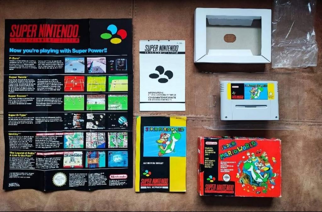 Super Mario World FAH - SNES - Complet, Consoles de jeu & Jeux vidéo, Jeux | Nintendo Super NES, Enlèvement ou Envoi, 2 joueurs