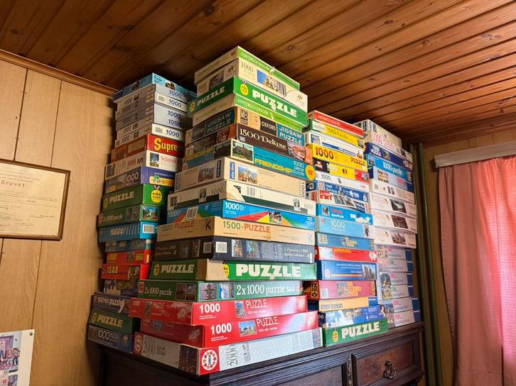 Puzzels, Ophalen, Meer dan 1500 stukjes, Zo goed als nieuw, Legpuzzel