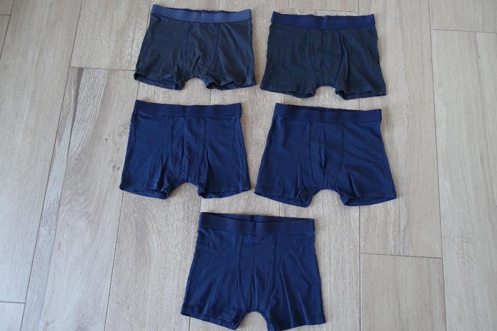 Pakket van 5 donkerblauwe boxershorten maat 146/152, Enfants & Bébés, Vêtements enfant | Taille 146, Garçon, Enlèvement ou Envoi