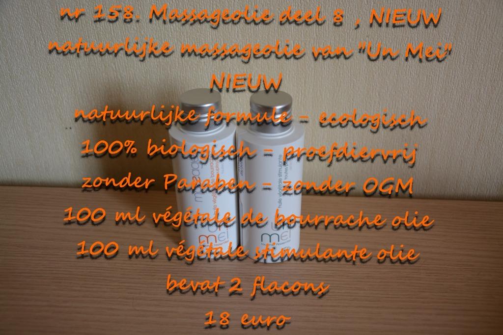 158. Huile de massage partie 8, NEUF, frais de port inclus, Sports & Fitness, Produits de massage, Envoi, Neuf, Huile ou Lotion