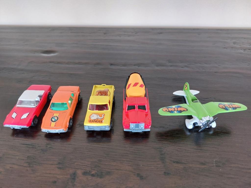 Matchbox set.  Dodge challenger  Oranje BMW 3  etc, Enlèvement ou Envoi, Utilisé, Matchbox