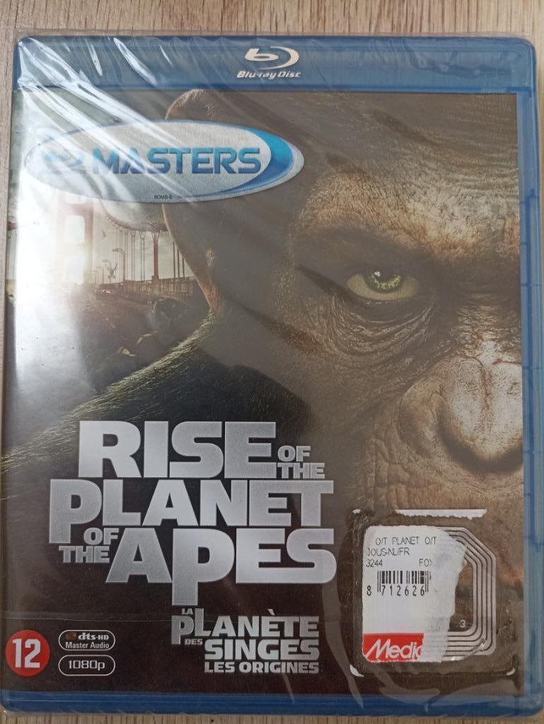 Rise Of The Planet Of The Apes Blu Ray - Nieuw, Ophalen of Verzenden, Nieuw in verpakking