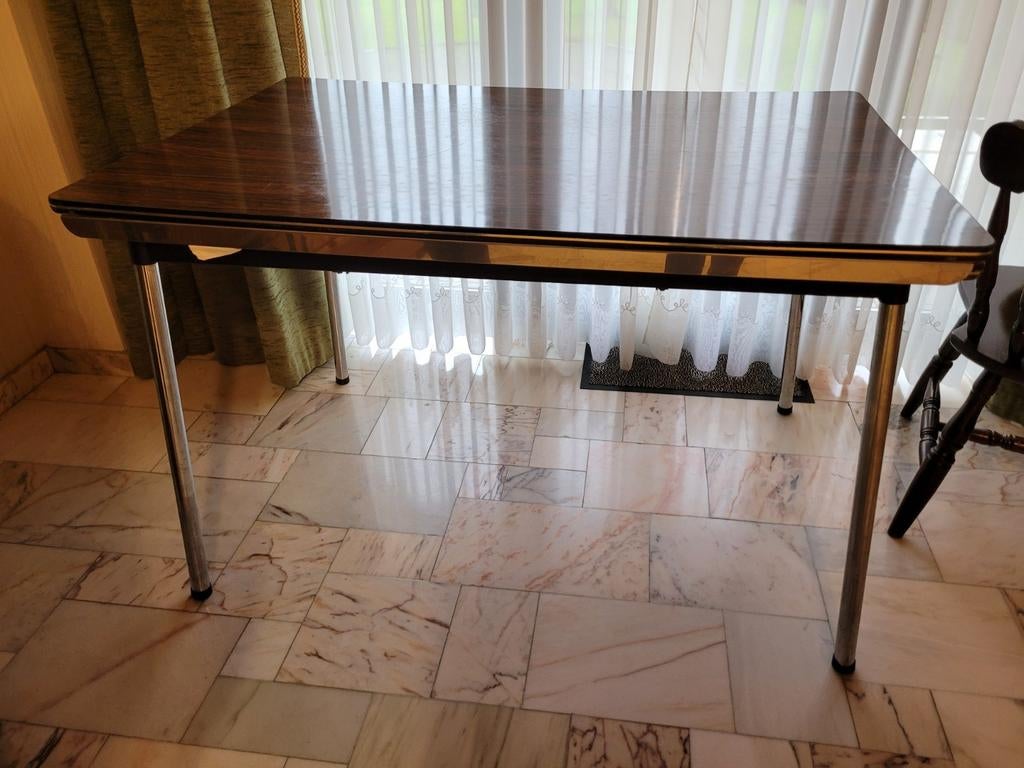 Table formica 120x80cm + 4 chaises, Enlèvement, Utilisé