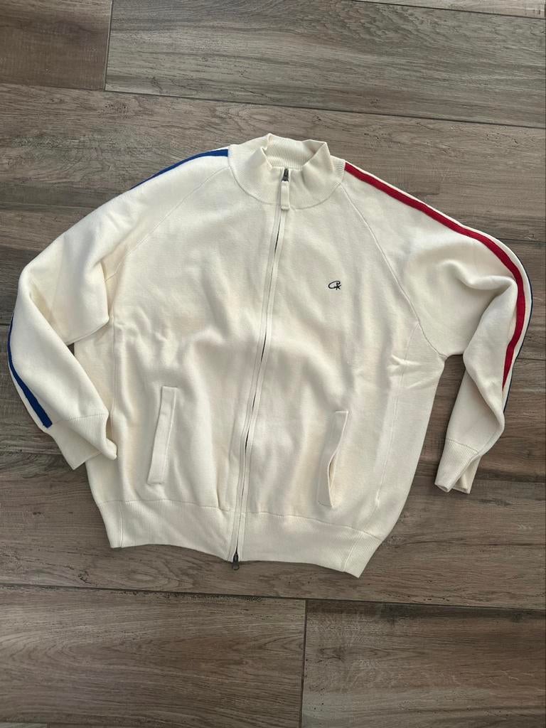 Polaire zippée Corteiz Knit crème L, Enlèvement ou Envoi, Neuf, Taille 56/58 (XL)