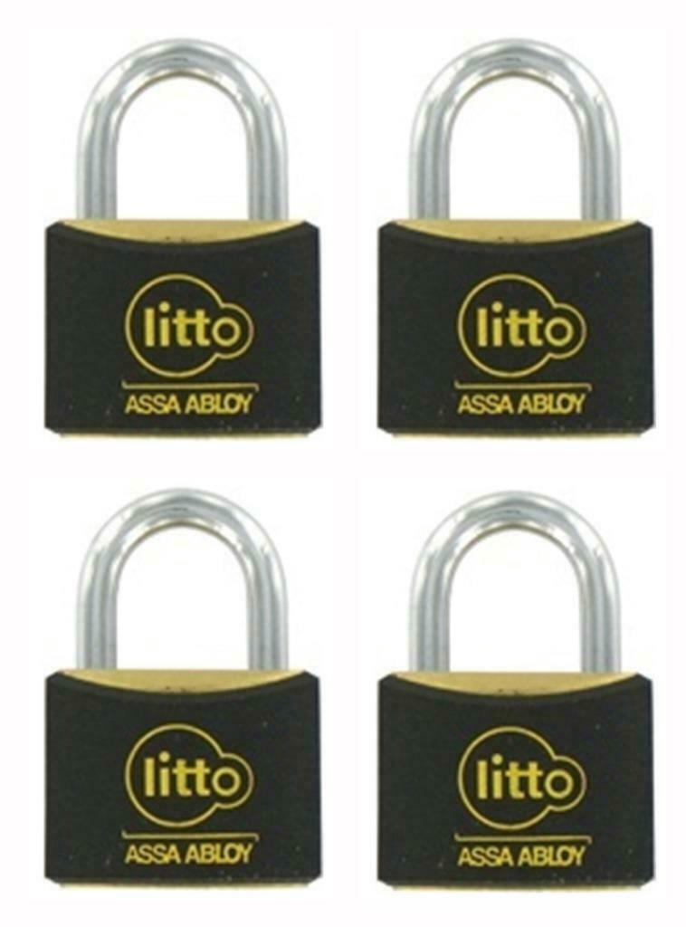 4 cadenas Litto 30mm laiton même clé, Enlèvement ou Envoi, Neuf