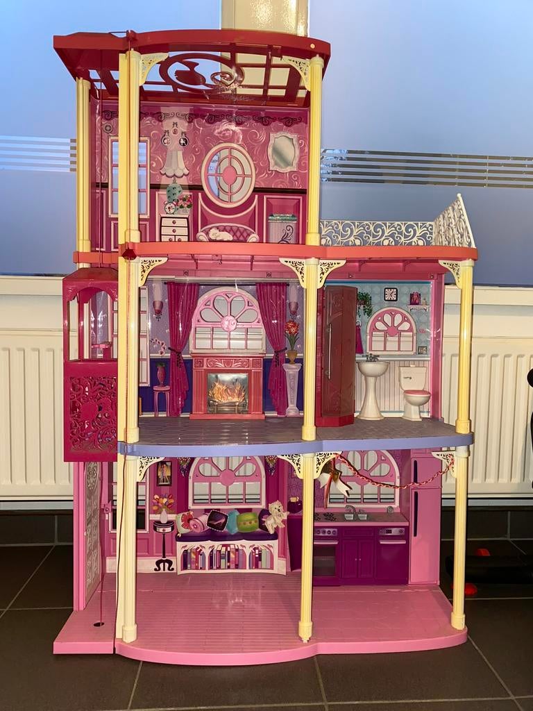 Barbie huis, Ophalen, Gebruikt, Poppenhuis