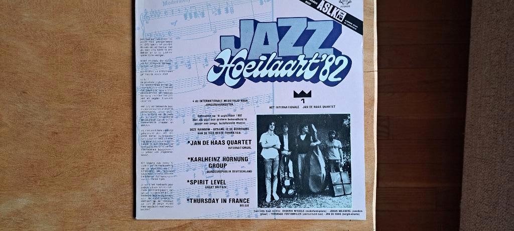 Lp JAZZ HOEILAART '82, Ophalen of Verzenden, Zo goed als nieuw, Jazz