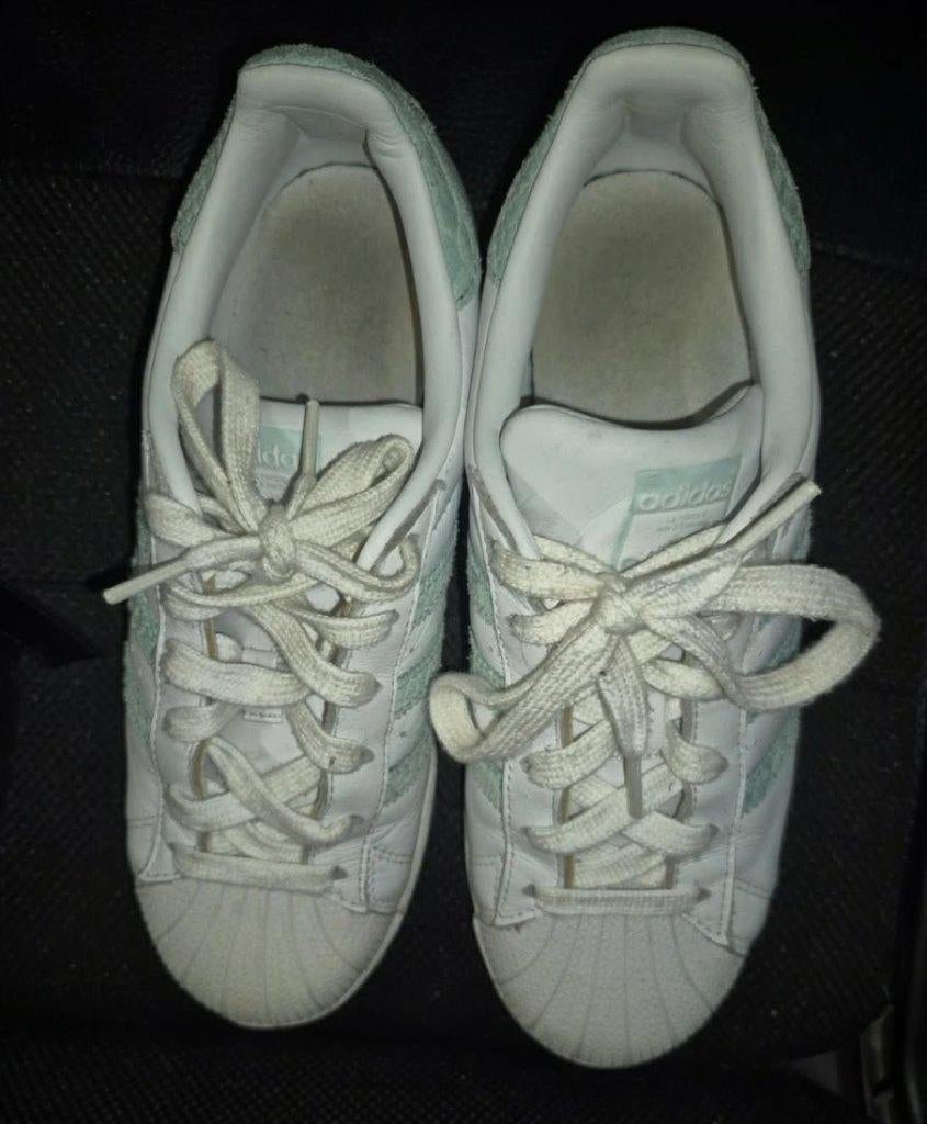 sneakers ADIDAS,maat:38.5,turquoise,goede staat!, Enlèvement ou Envoi, Adidas, Sneakers et Baskets, Comme neuf