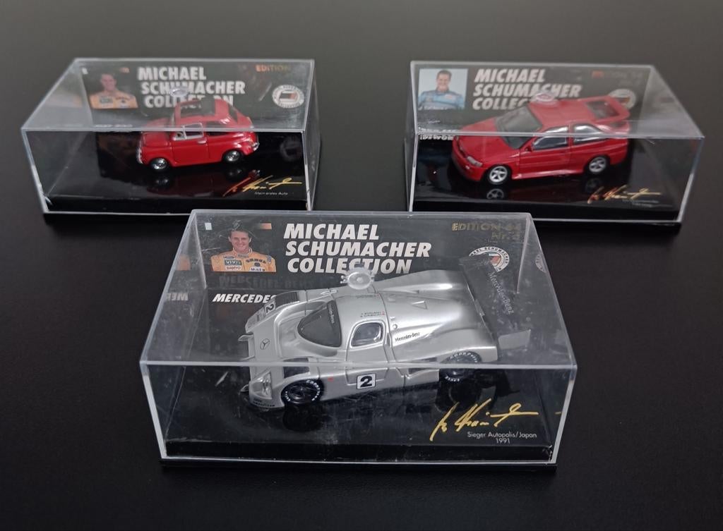 Michael Schumacher collectie model auto's 1:64., Hobby en Vrije tijd, Ophalen of Verzenden, Zo goed als nieuw, Auto