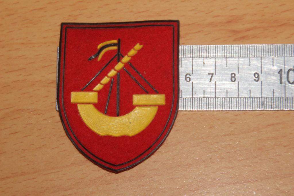 ABL-insigne "2e militaire Gebied" (Antw - O en W Vlanderen), Verzamelen, Verzenden, Landmacht, Embleem of Badge