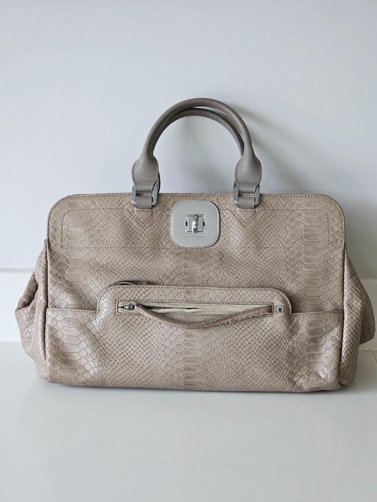 Sac à main Longchamps original, Enlèvement ou Envoi, Utilisé, Gris, Sac à main