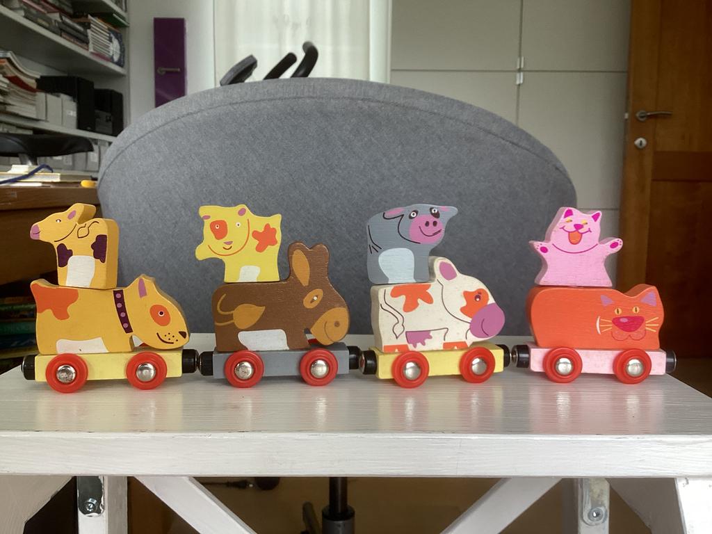 Dierentrein met magneten (S1/3), Ophalen of Verzenden, Gebruikt