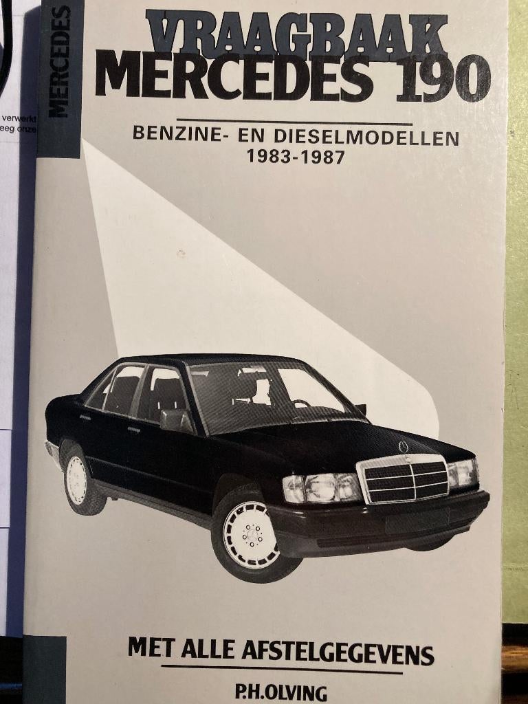 VRAAGBAAK AUDI 80 en MERCEDES 190, Auto diversen, Handleidingen en Instructieboekjes, Ophalen