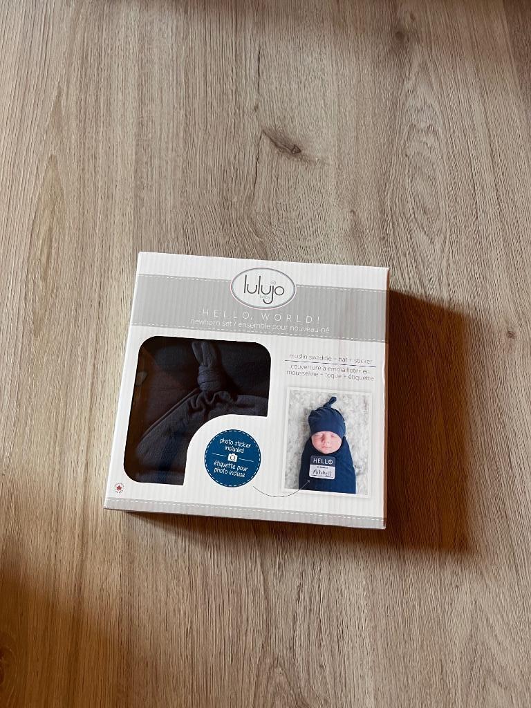 Newborn set inbakerdoek + muts, Kinderen en Baby's, Dekens, Slaapzakjes en Inbakerproducten, Ophalen, Nieuw, Bakerzak of Bakerdoek