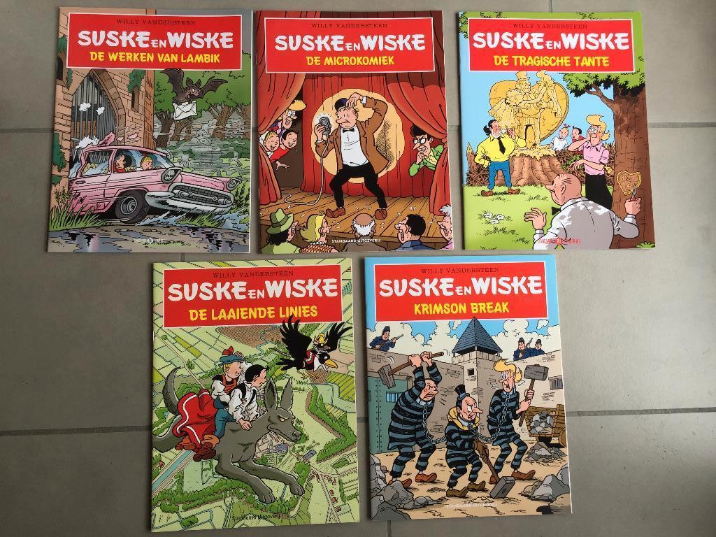 Suske en Wiske : lot van 5 reclamestrips, Boeken, Ophalen of Verzenden