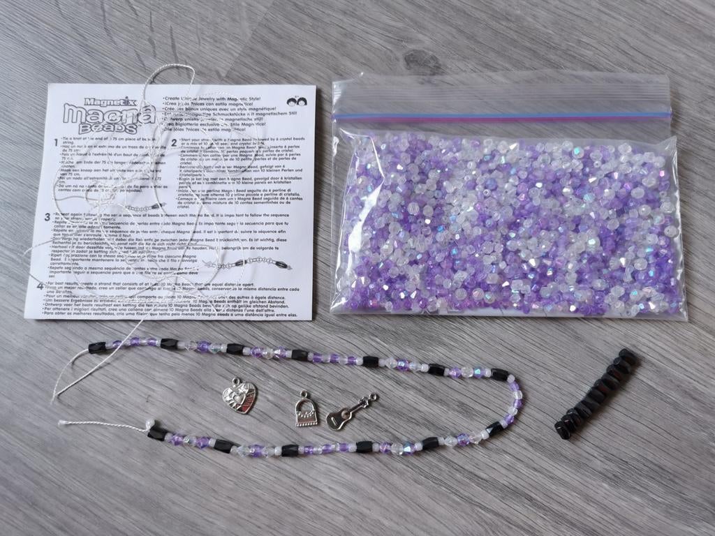 Magnetische kralenset, Kinderen en Baby's, Ophalen of Verzenden, Zo goed als nieuw