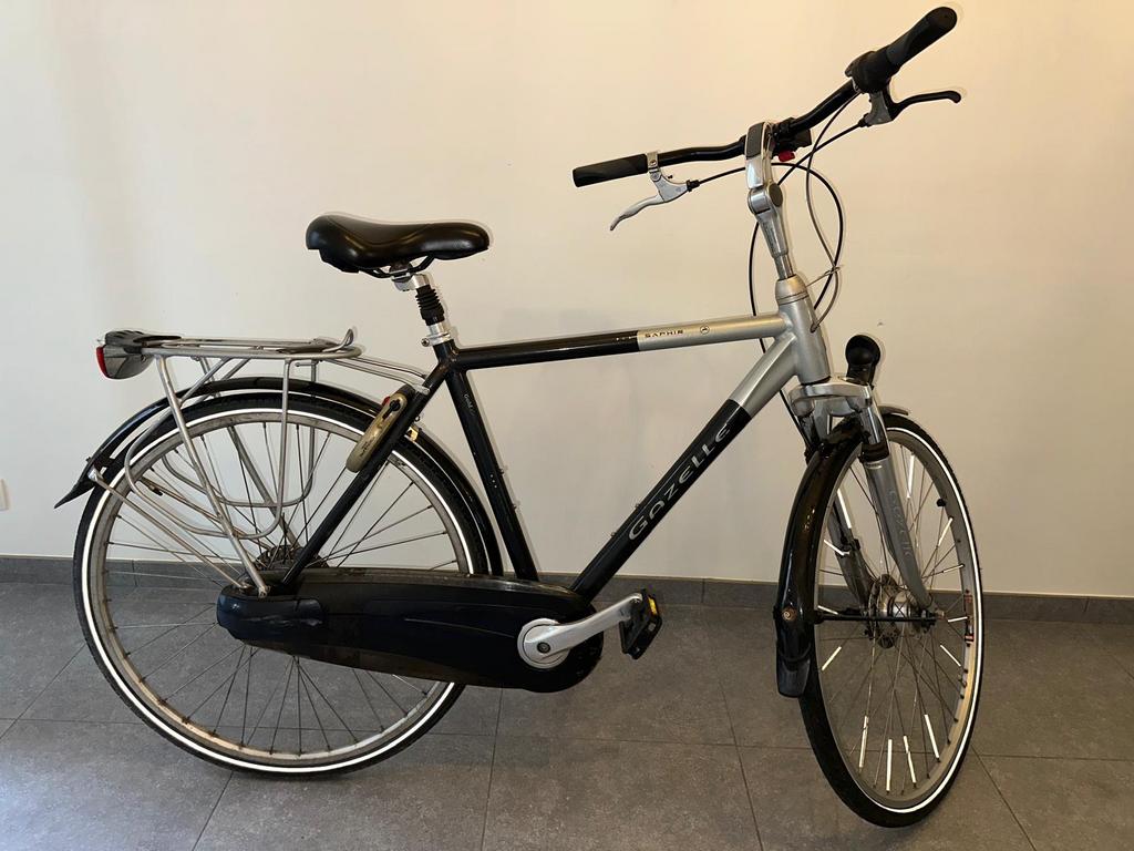 Gazelle heren fiets, Ophalen, Versnellingen, Zo goed als nieuw, 61 tot 65 cm