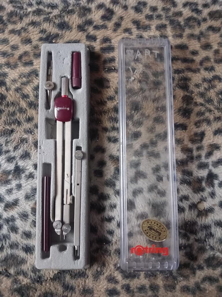 Rotring.passer in doosje, Ophalen of Verzenden, Zo goed als nieuw