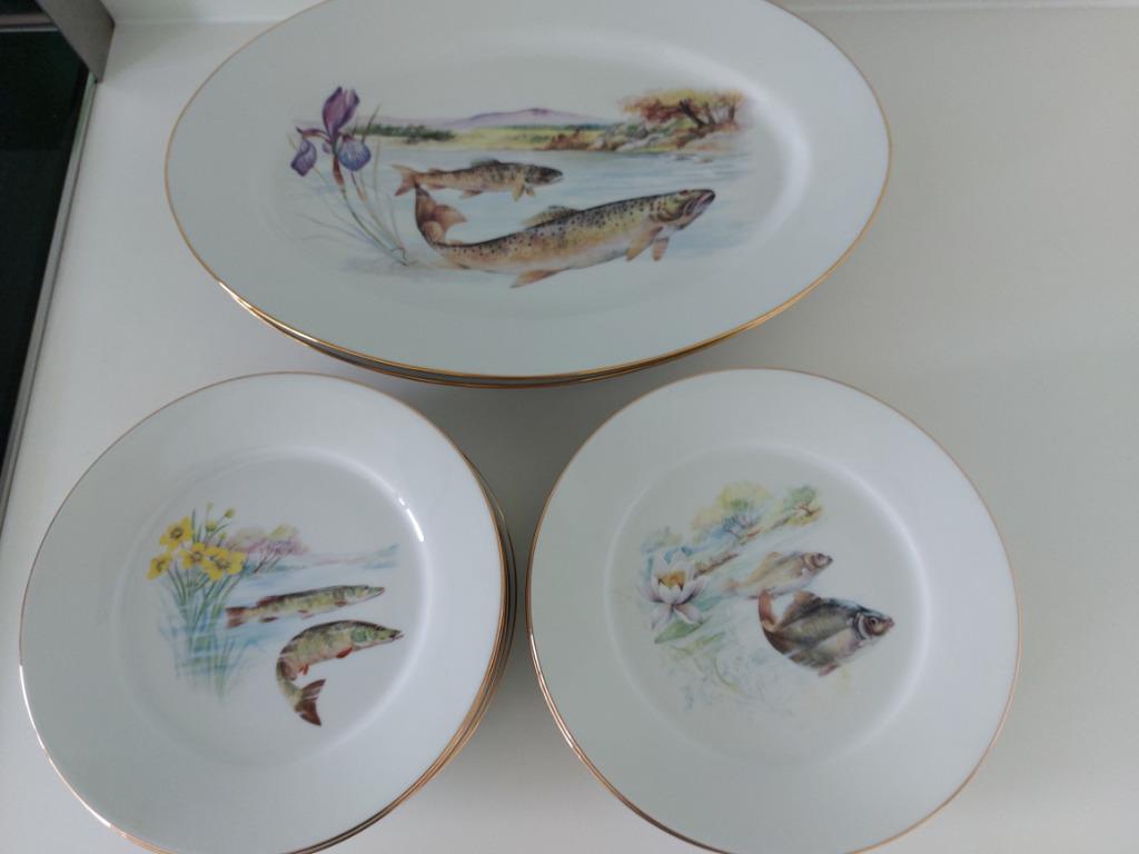 servies vistafereel porcelein Limoges, Ophalen, Bord(en)