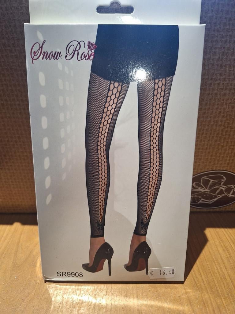 Snow rose,voetloze visnet panty,one size,, Neuf, Enlèvement ou Envoi, Autres tailles, Snow rose