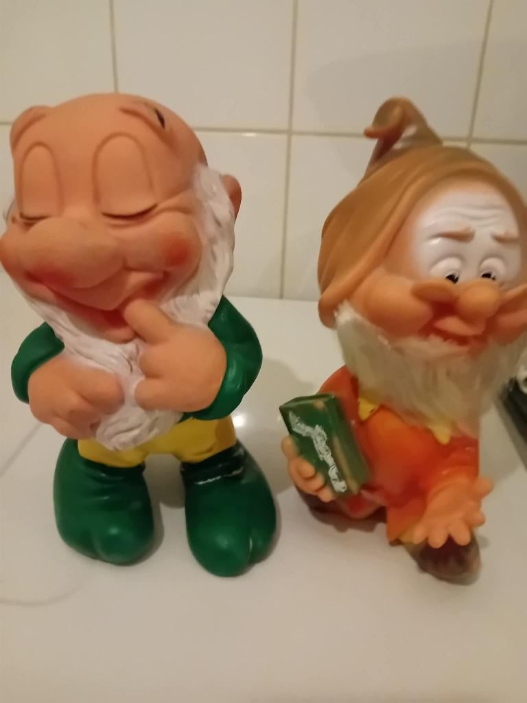 2 vintage kabouters (van de 7 dwergen), Ophalen of Verzenden