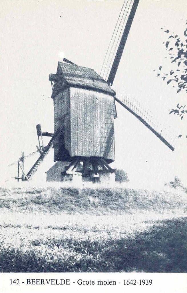Beervelde - Grote molen, Ophalen of Verzenden, 1960 tot 1980, Ongelopen, Oost-Vlaanderen