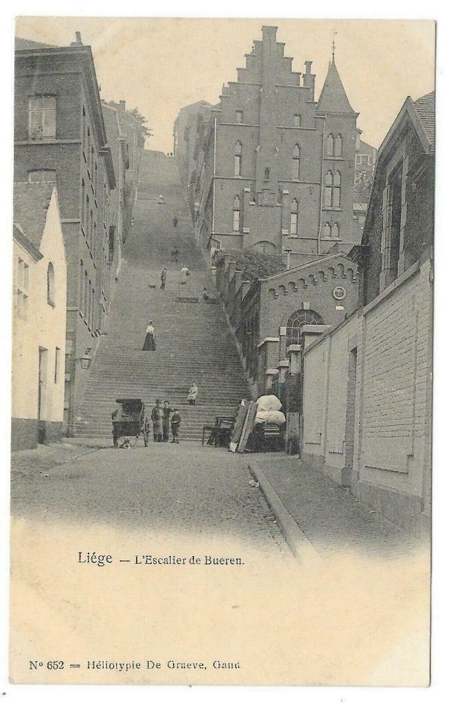 Liège l'Escalier de Bueren, Enlèvement ou Envoi, Non affranchie, Liège