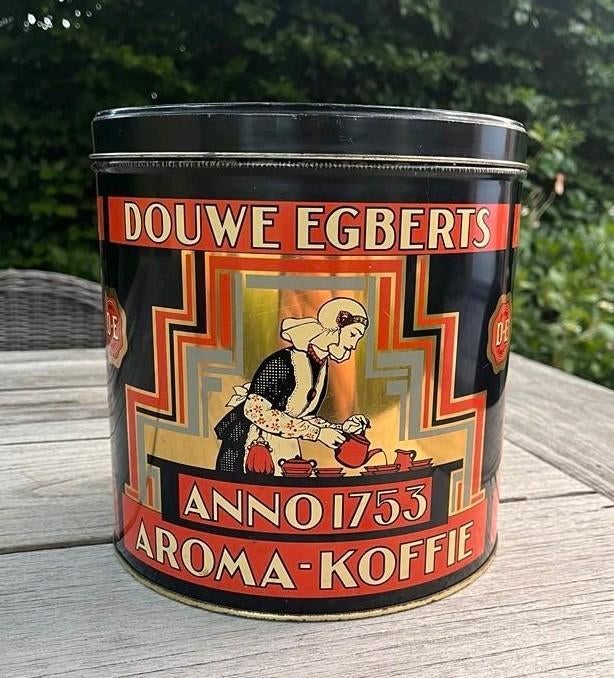KOFFIEBLIK  DOUWE EGBERTS, Verzamelen, Blikken, Ophalen of Verzenden, Gebruikt, Douwe Egberts