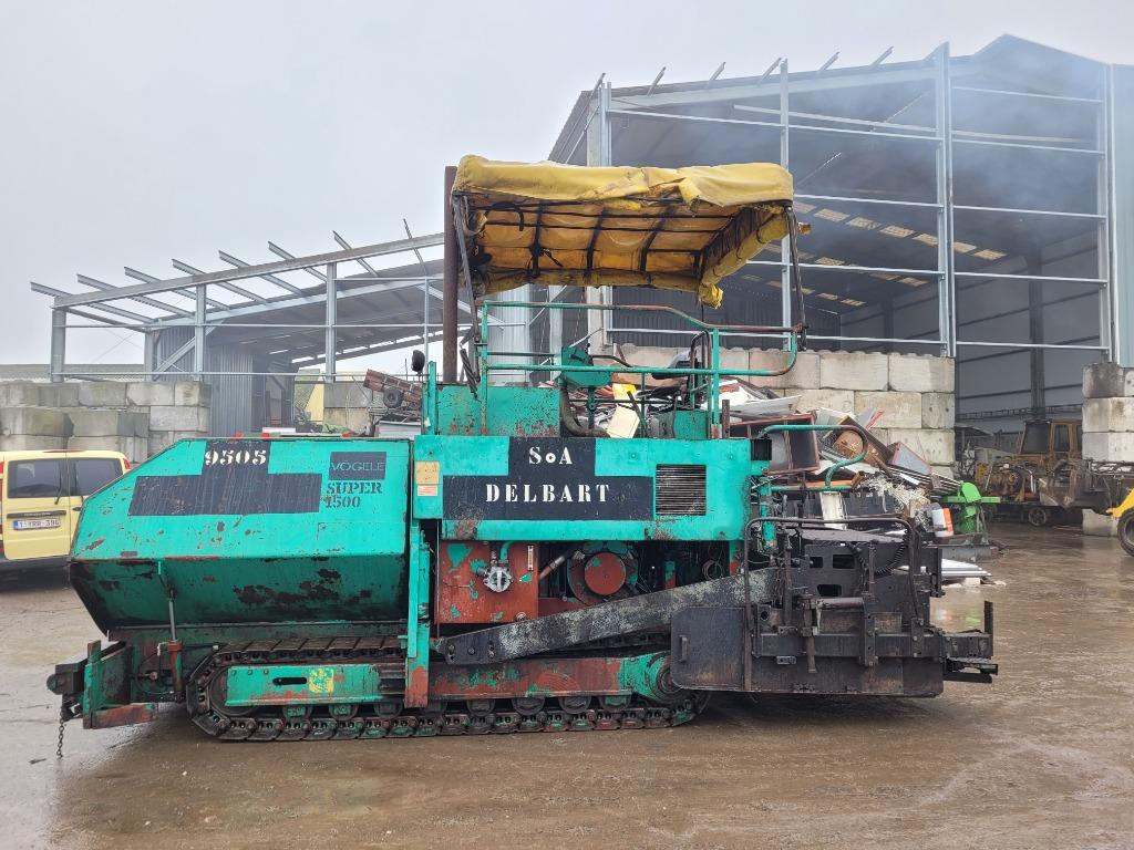 Vogele Super 1500 asfalteermachine, Doe-het-zelf en Bouw, Ophalen of Verzenden, Gebruikt