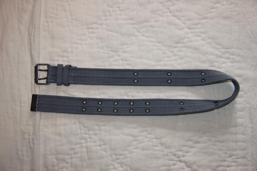 Grijze canvas jongens riem, lengte: 65cm, Ophalen of Verzenden, Nieuw, Jongen