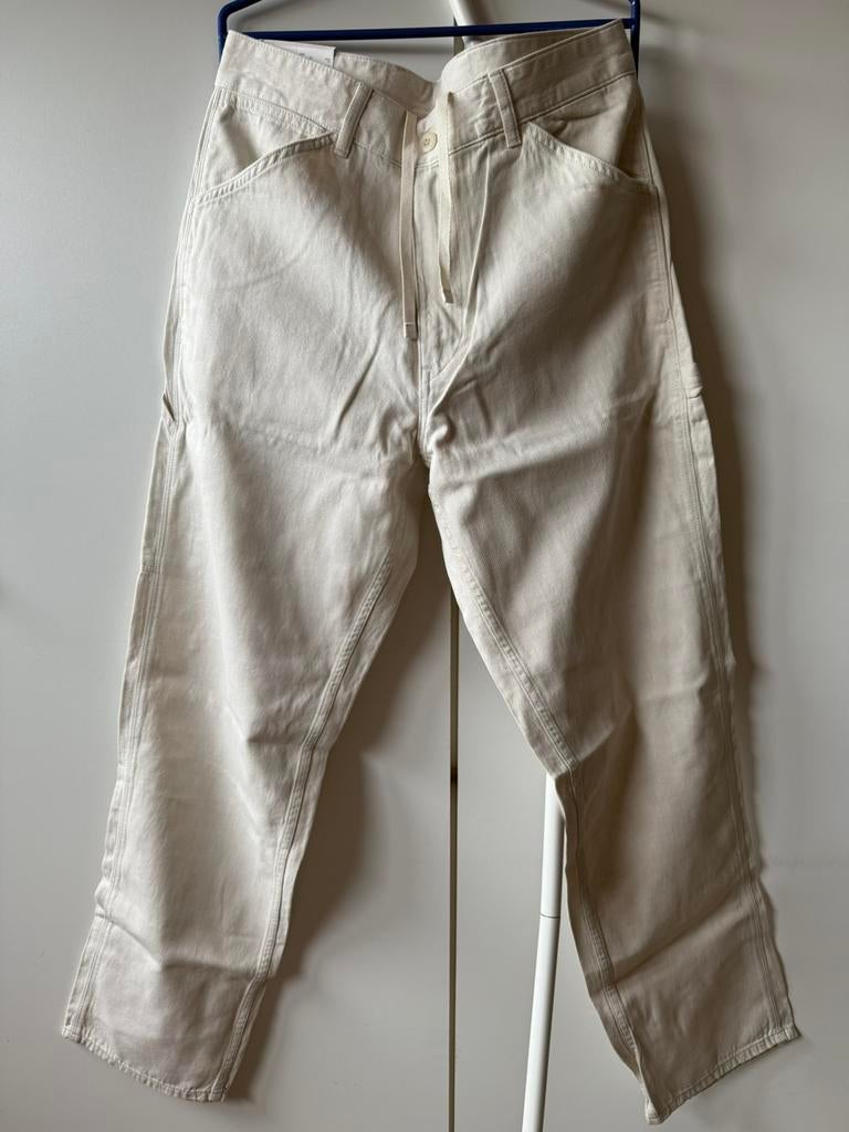 NIEUWE Uniqlo Witte Broek, Uniqlo, Maat 48/50 (M), Wit, Nieuw