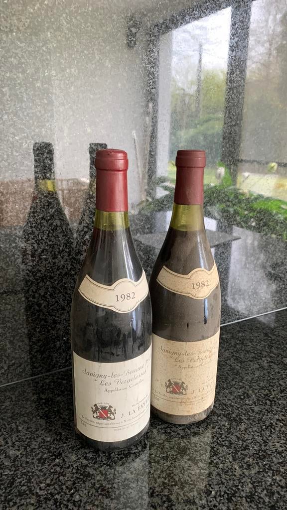 Savigny-les-Beaune 1er Cru - J. La Fayette - 1982, Ophalen of Verzenden, Zo goed als nieuw