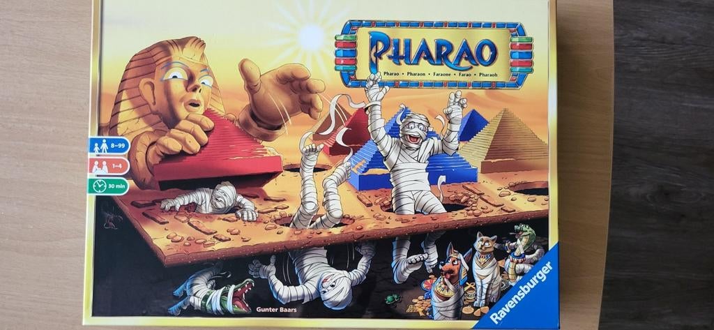 Bordspel Pharao, Ravensburger, 1-4 personen, Ophalen of Verzenden, Zo goed als nieuw, Ravensburger