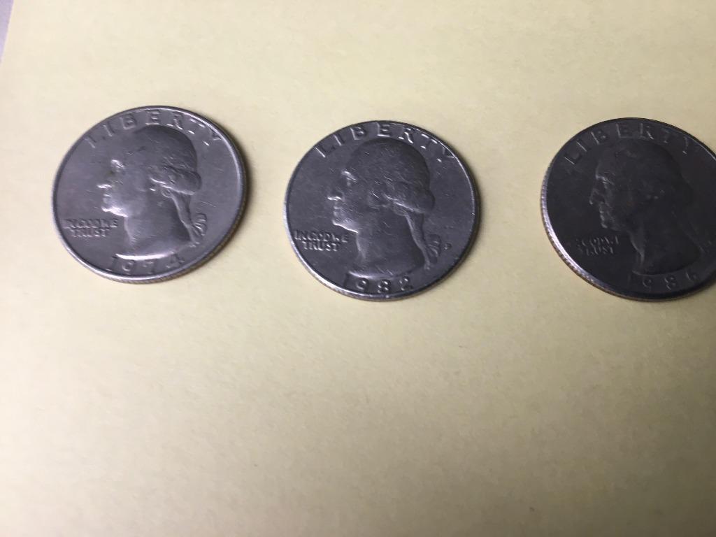 Quarter dollar, Ophalen, Overige landen, Losse munt