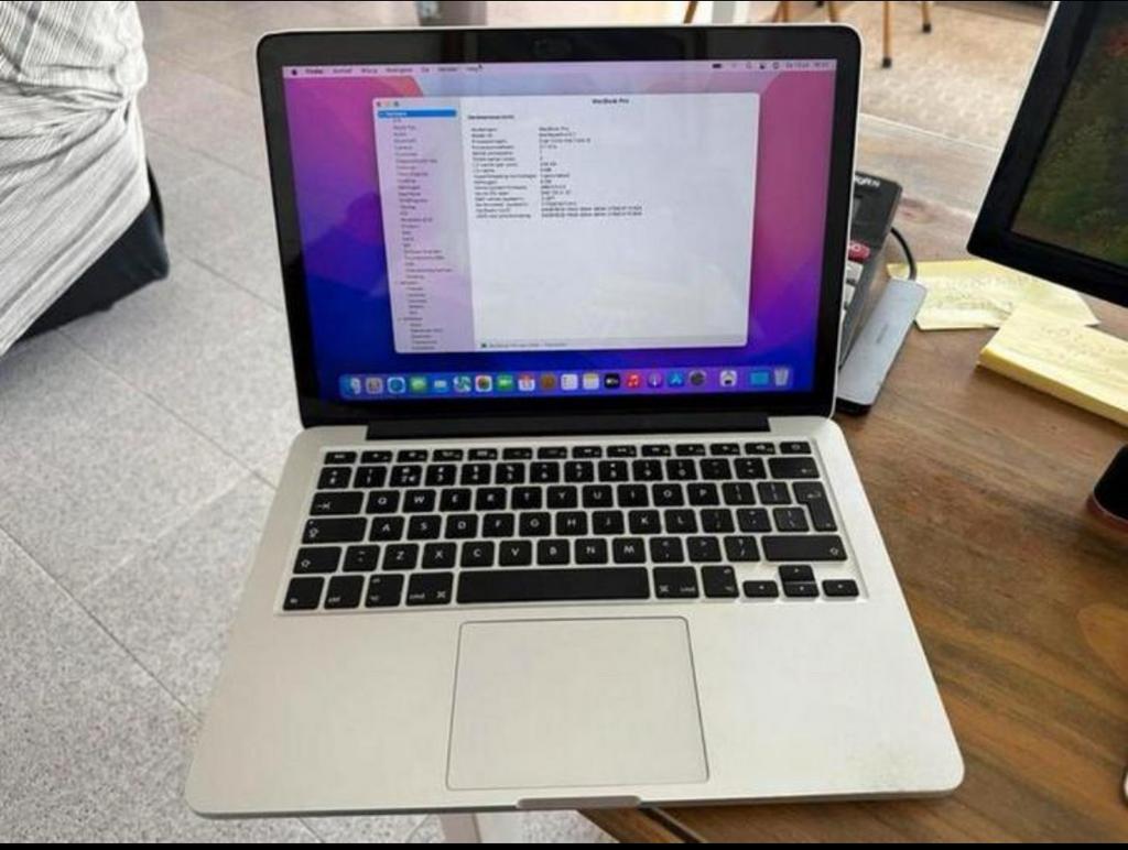 Apple Macbook Pro 13 inch 128 GB HD en 8GB intern, Computers en Software, Apple Macbooks, Ophalen, Qwerty, 13 inch, Zo goed als nieuw