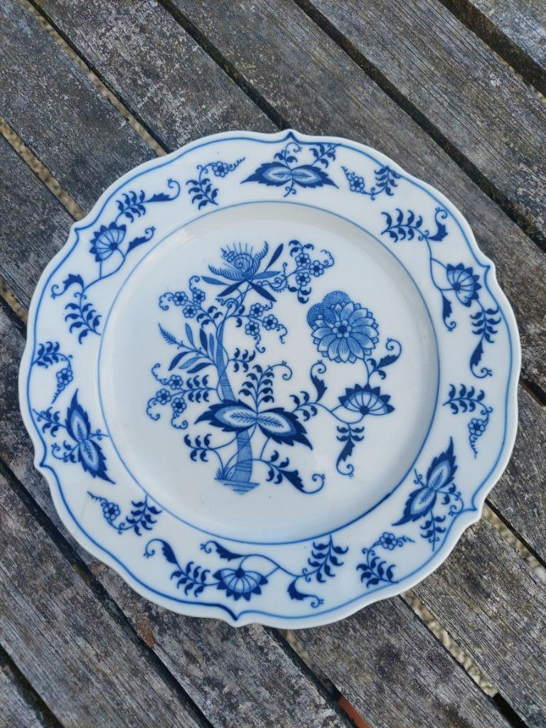 Assiette blue danube design patent no. 99183, Antiquités & Art, Enlèvement ou Envoi