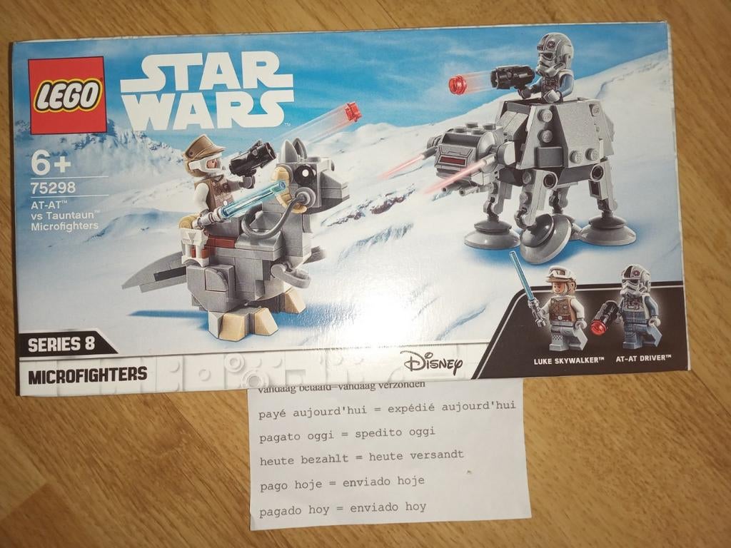 Lego Star wars AT-AT  Tauntaun Microfigthers 75298, Verzenden, Nieuw, Actiefiguurtje