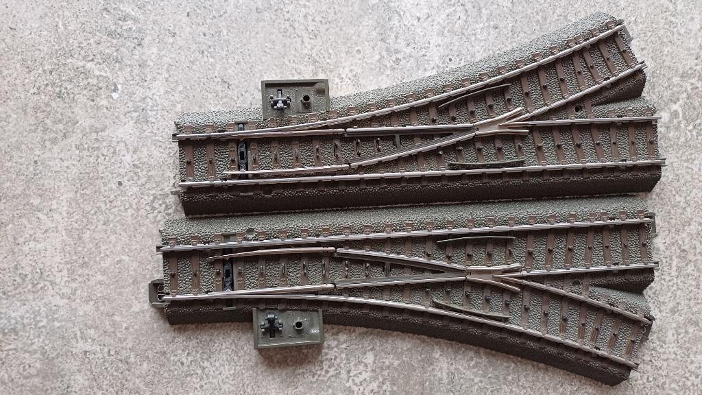 (3H) Märklin set van C-rails lees beschrijving, Hobby en Vrije tijd, Wisselstroom, Rails, Ophalen of Verzenden, Zo goed als nieuw