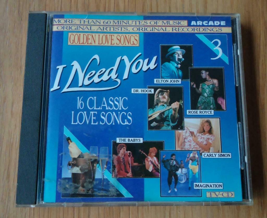 Verzamel-CD Golden Love Songs Volume 3 I Need You van Arcade, Ophalen of Verzenden, Zo goed als nieuw, Pop