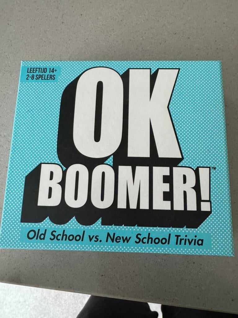 OK BOOMER, Ophalen, Nieuw