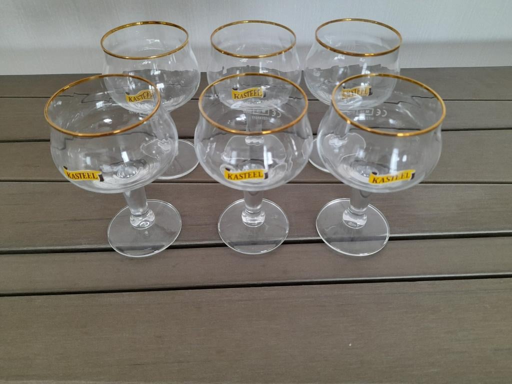 Kasteelbier degustatieglaasjes 10cl, Verzamelen, Ophalen of Verzenden, Nieuw