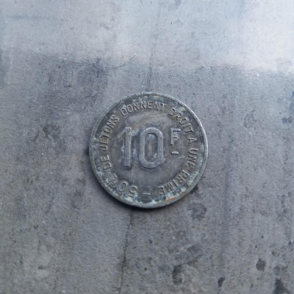 10 Francs - Lourdes Hautes-Pyrénées, Postzegels en Munten, Ophalen of Verzenden, Frankrijk