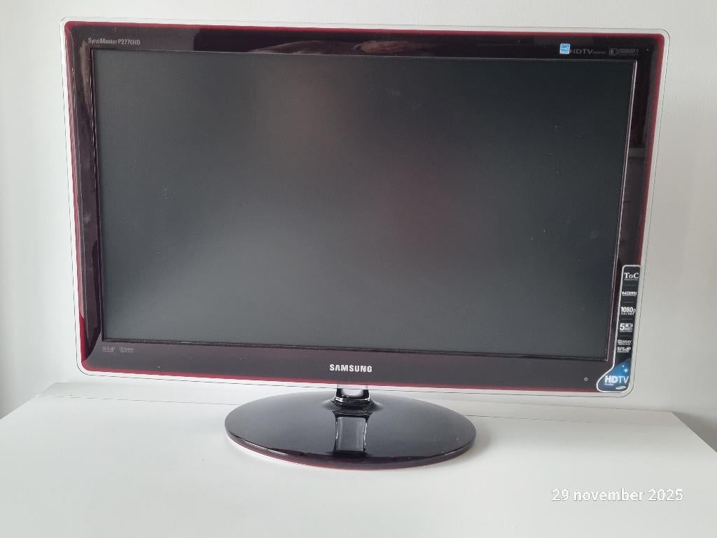 Samsung 27” TV P2770HD, Ophalen, LCD, Zo goed als nieuw, Samsung