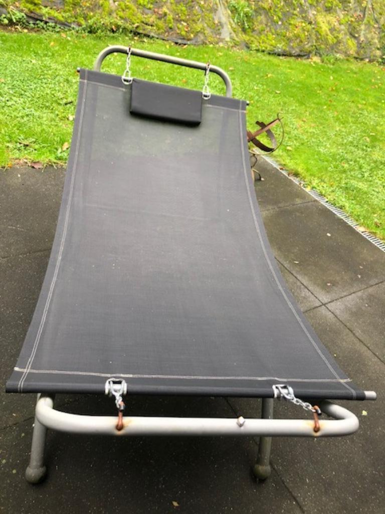 chaise longue, Enlèvement, Utilisé, Métal