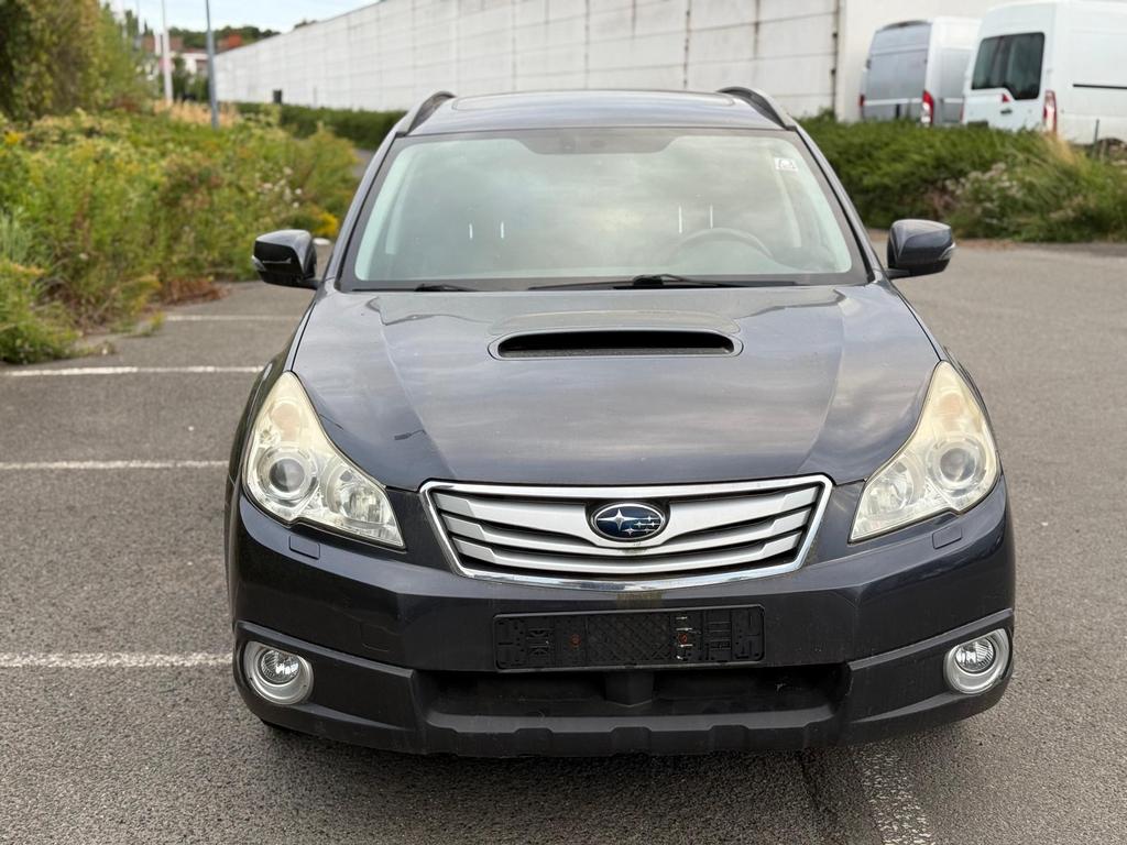 SUBARU LEGACY 2.0 DIESEL 208996 KM 4x4, Auto's, 4 cilinders, Legacy, Blauw, Leder